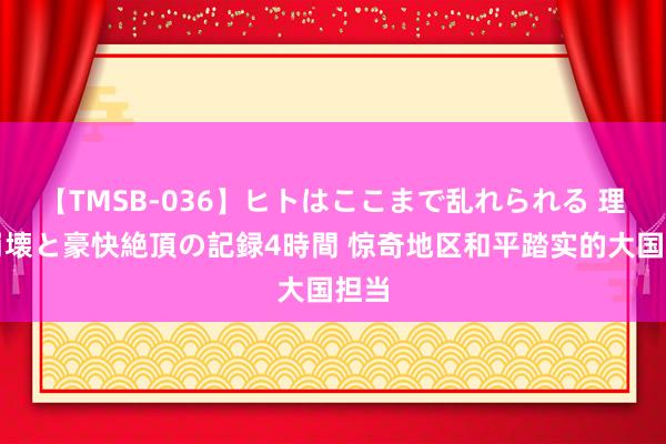 【TMSB-036】ヒトはここまで乱れられる 理性崩壊と豪快絶頂の記録4時間 惊奇地区和平踏实的大国担当